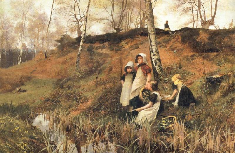 Hector Caffieri The Primrose Gatherers